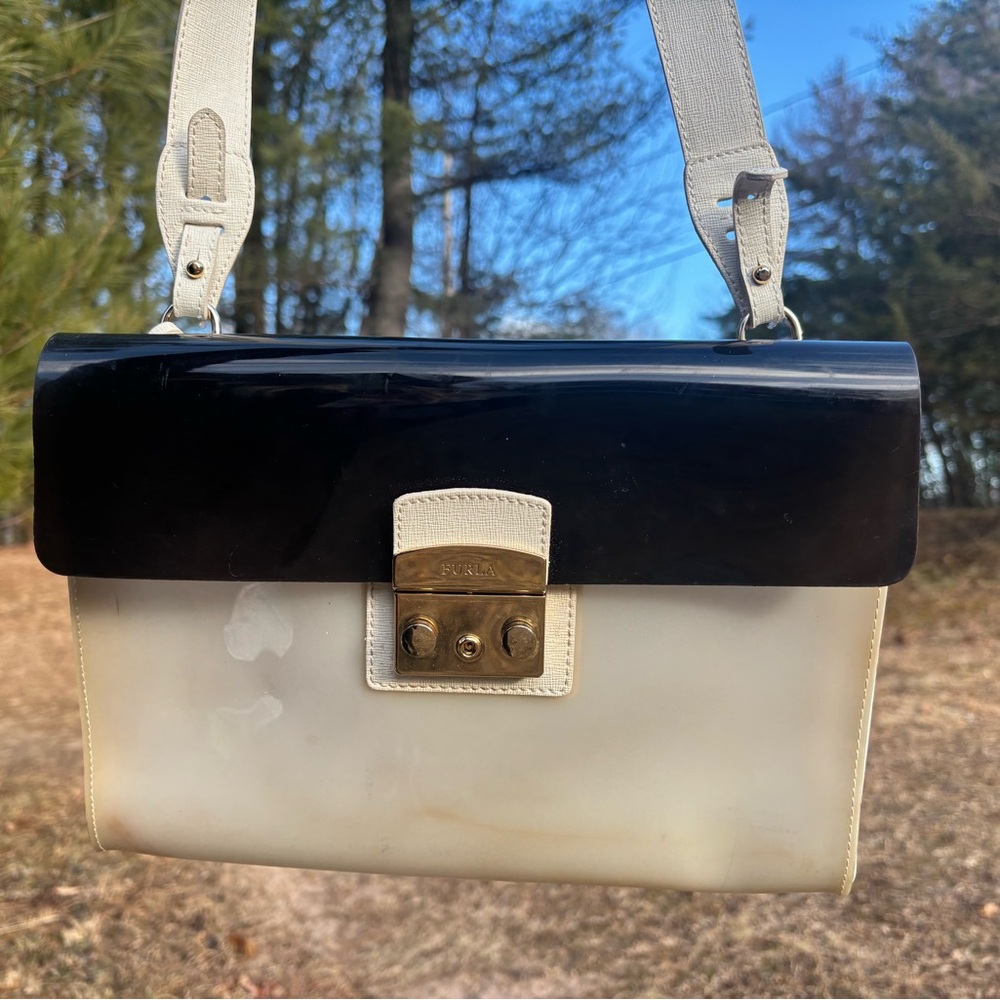 Furla Candy/ Jelly Crossbody Bag With Latch Closure
